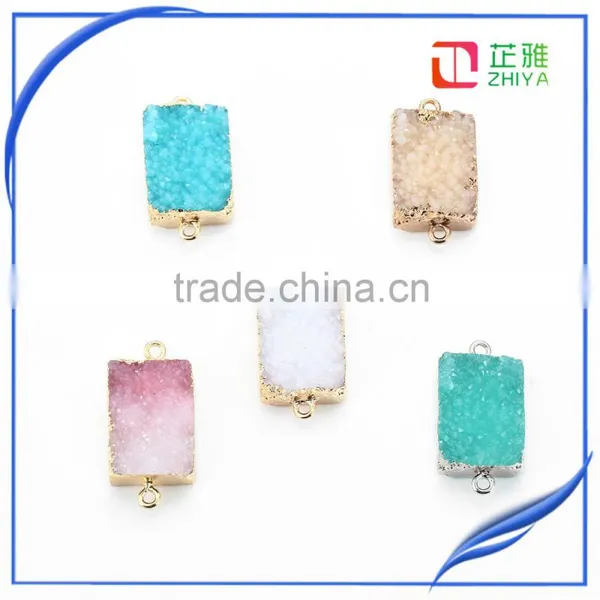2016 Cheap Wholesale Agate Druzy Stones Pendant Jewelry photo-2