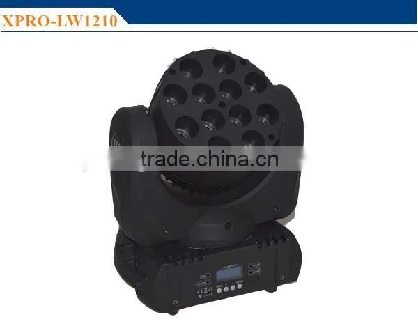 LED Wash Light Moving Head 12PCS 10w Rgbw Stage Light With Rainbow Effect photo-2