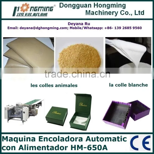 Maquina Encoladora Automatic Con Alimentador HM-650A photo-3