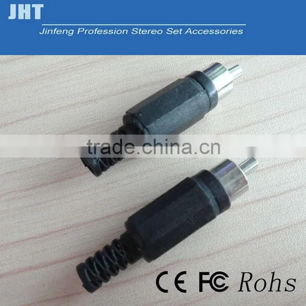 AV cable plug/RAC plug