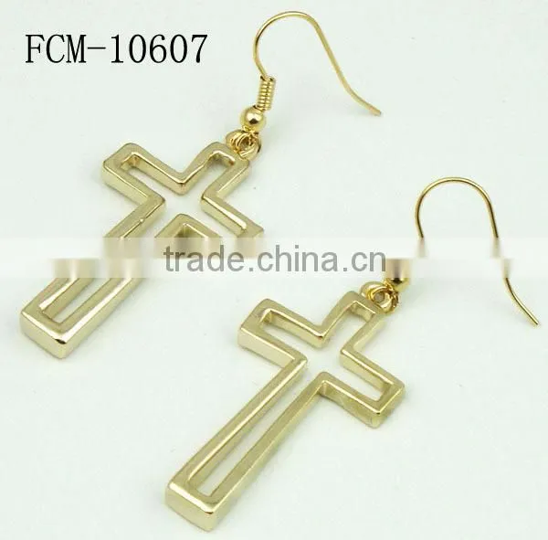 Wholesale George Michael Cross Earring for Men FCM-10607
