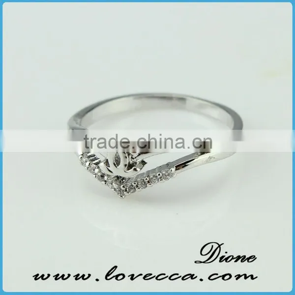 Wholesale Fashion Charms Women 925 Silver Ring With Clear Zircon Meda in China photo-6