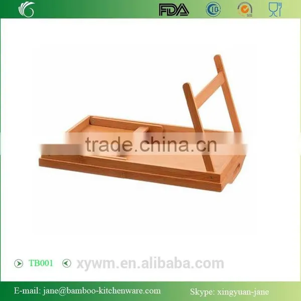 Bamboo Bed and Breakfast Tray With Folding Legs photo-4