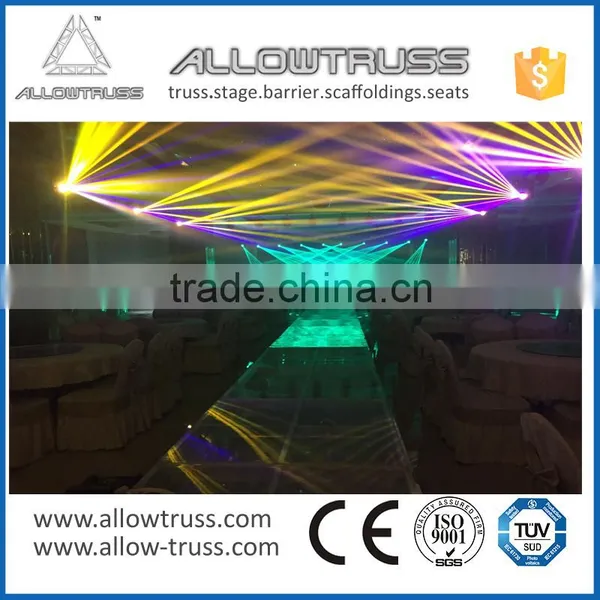 New Arrival Aluminum Assemble Glass Stage With Adjustable Height photo-5