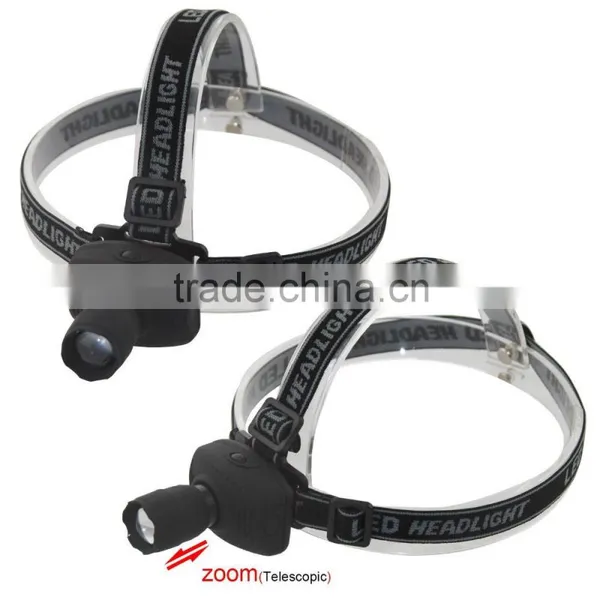 Sidiou Light 3 Modes 500 Lumens LED Headlight Headlamp Flashlight High Power Frontal Lantern Zoomable Head Torch Light Power By photo-4