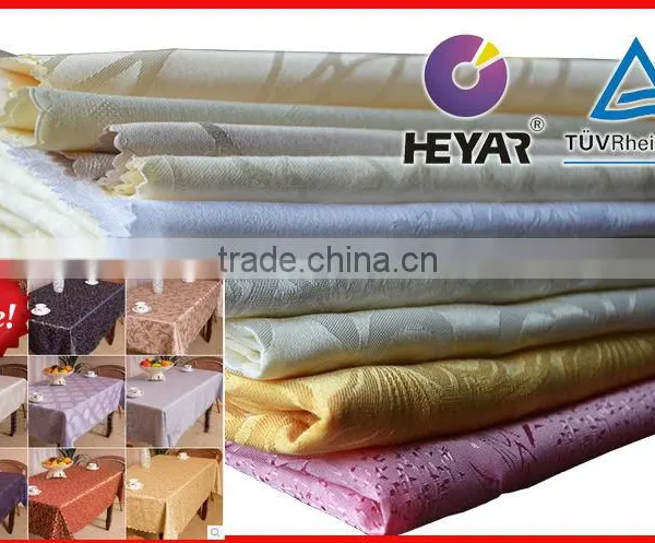 Cheap Petal Polyester Restaurant Wedding Table Cloth