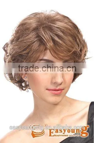Highlight Curly Hair Wigs for Women, Short Hair Style Supplier photo-3
