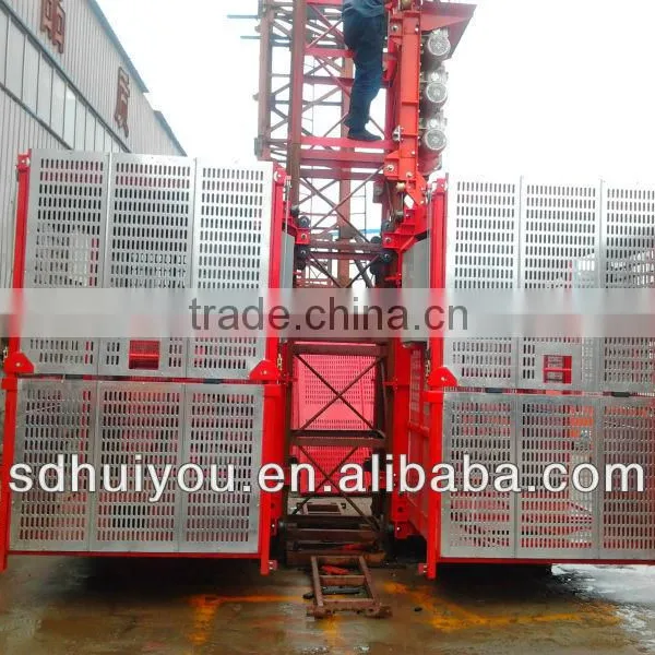 SC200/200 Double Cages Construction Material Hoist,construction Lifting Equipment Hoisting photo-2