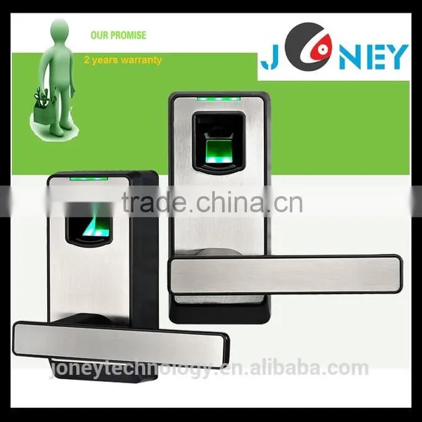Rugged Abs Plastic Casing Bometric Fingerprint Smart Handle Door Lock photo-3