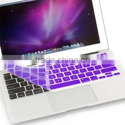 Colorful Silicone Keyboard Cover for Macbook 11-15.4" Keyboard Dust Cover