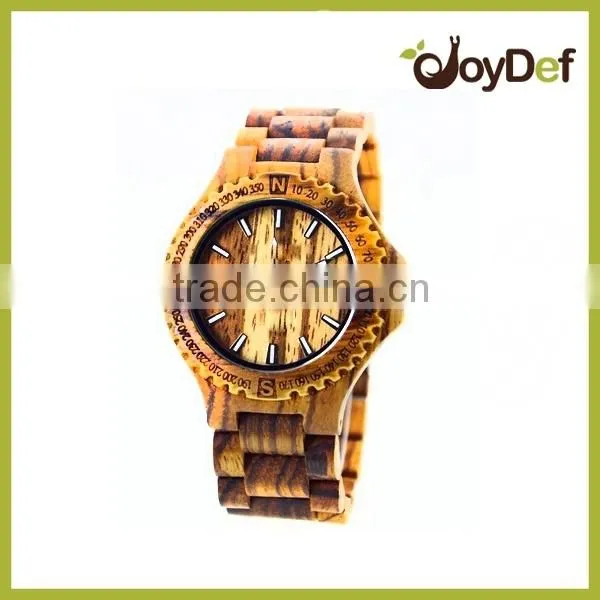 Bamboo Material Wood Eyeglasses,Bamboo Wooden Watch,Wooden Wristwatch photo-4