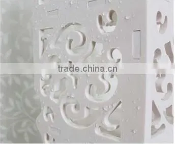 CDR12030 Folding Wpc Material Cabinet China Supply Carved Shelf Cabinet Storage photo-5