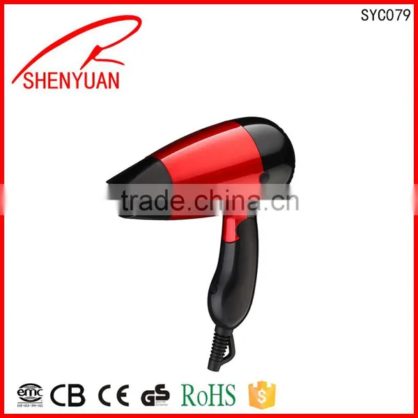 Mini Dual Voltage DC Travel Household Hair Dryer Familar Salon Tools Fast Dryiing photo-2