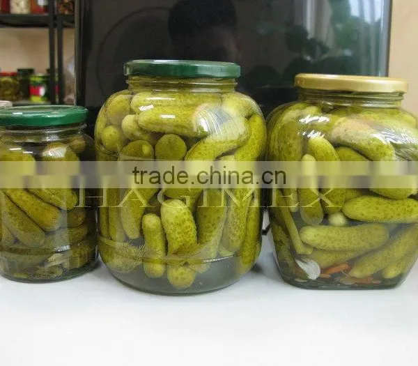 Vietnam Fresh Pickled Cucumbers in Jar, Gherkins 3-6cm in Bulk - Best Quality by HAGIMEX photo-6