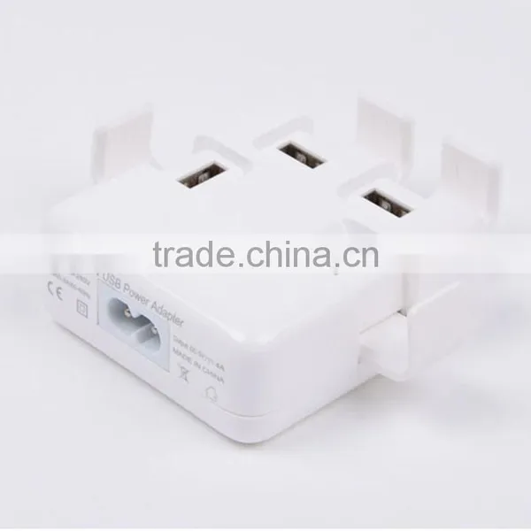 5v 4 Ports USB Mini Flip Mobile Phone Power Charger With Stents photo-4