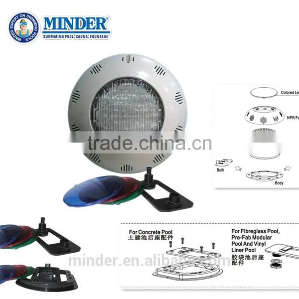 NPR Series Flat LED Concrete Swimming Pool Underwater Light Swimming Pool Led Strip Lighting Pool Lights
