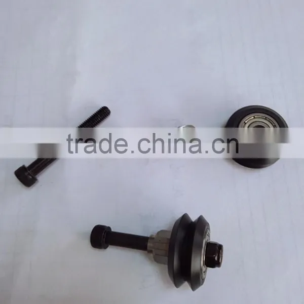 Plastic Rubber Coated V-nut Laufrollen Wheel Bearing 4x24x11 photo-2