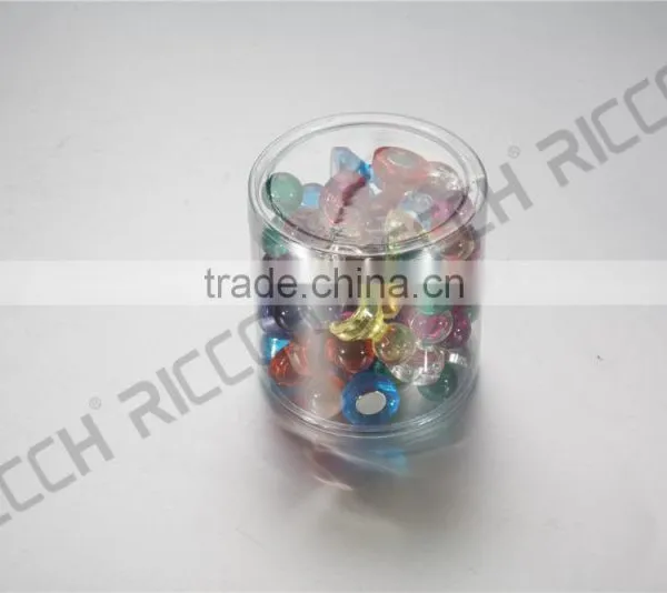 Decoration Transparent Colorful Acrylic NdfeB Magnet Pin /Magnet Thumbtacks photo-3