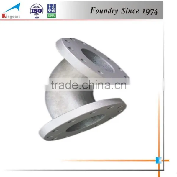 Custom Product High Quality Industry Cast Ductile Iron Double Flange Bend photo-3