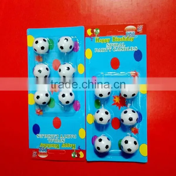 Football Shaped Birthday Candles for Party photo-3