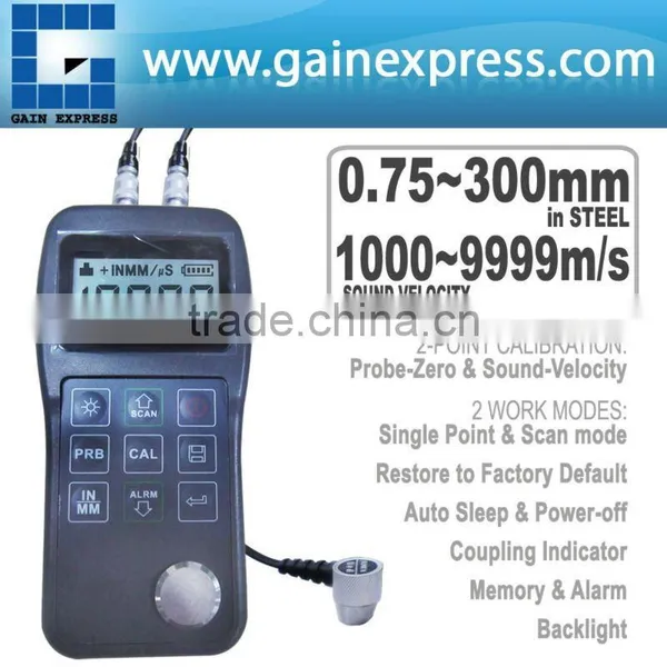 MITECH MT150 Ultrasonic Thickness Gauges With 4.5 Digits LCD With EL Back Light 0.75~300mm