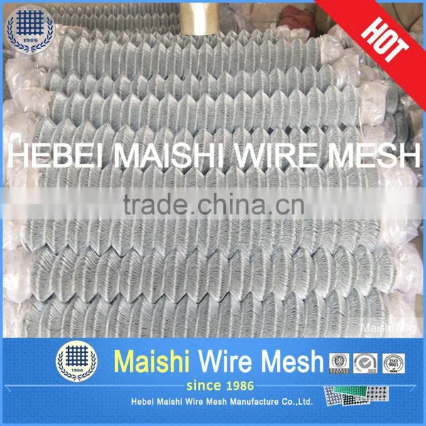 50mm Mesh Opening Wire Galvanized Chain Link Diamond Mesh photo-4
