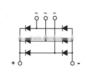 Three Phase 100amp Bridge Rectifier Diode photo-2