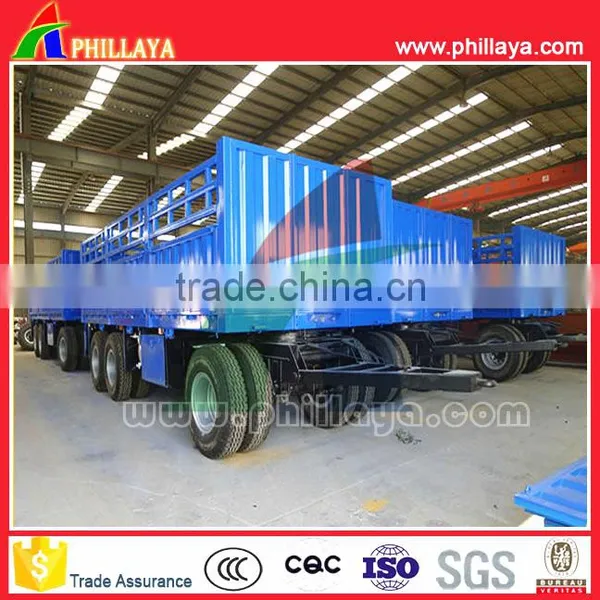 3 Axles Drawbar Double Tow Truck Interlink Trailers on Hot Sale photo-3
