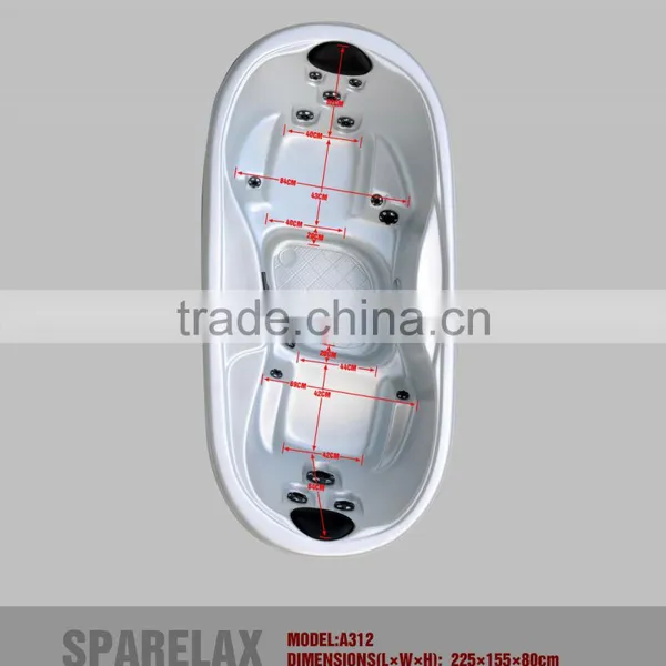 Mini Balboa Control System 2 Person Hot Tub Indoor Massage Tub Whirlpool Tub on Sale photo-6