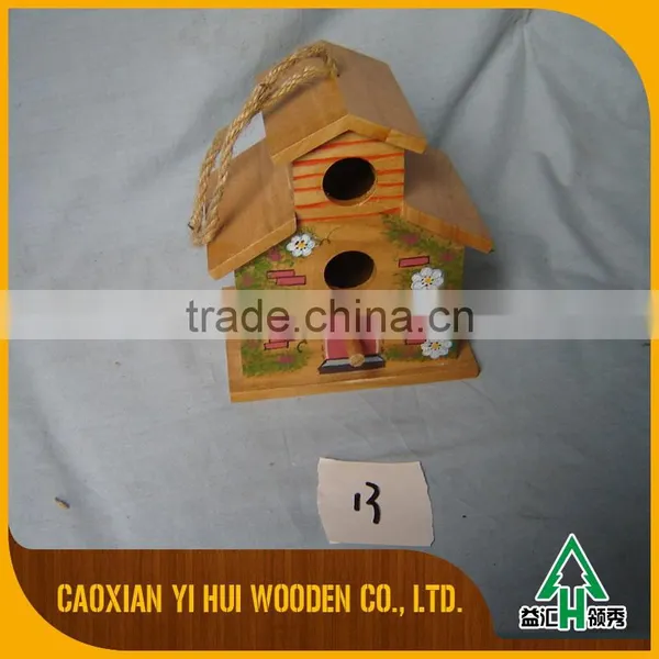 Christmas Craft Wooden Bird House Craft photo-3
