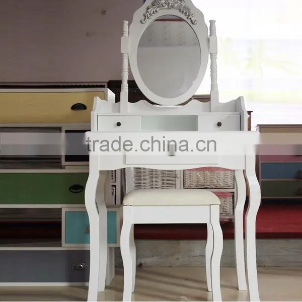 Wooden Dressing Table for Bedroom, Wooden Dresser Set, Bedroom Furniture photo-2