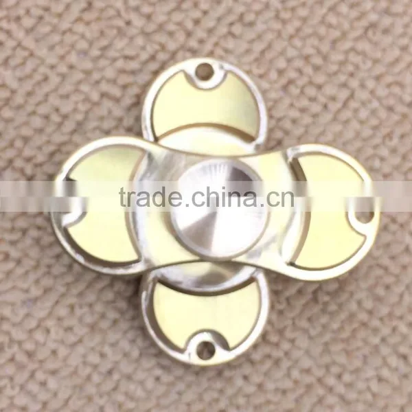 China Supplier OEM Metal Copper Hand Fidget Spinner Toy photo-2