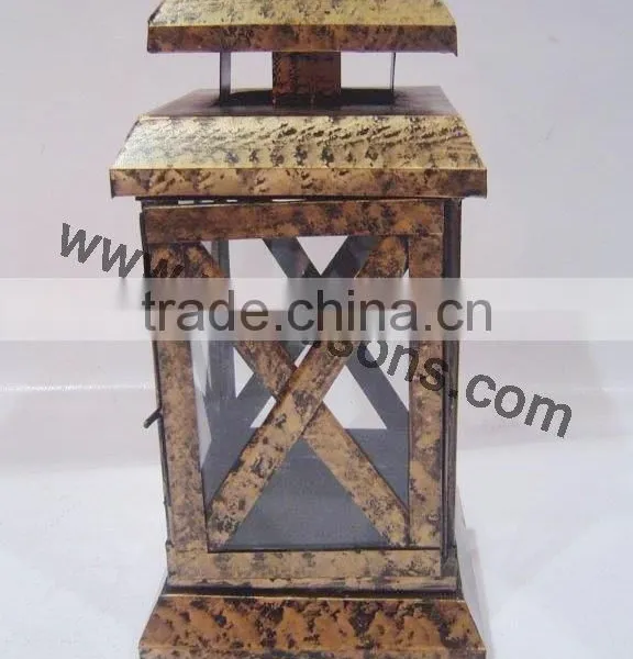 Home Decoration Black Metal Lantern/candle Holder photo-5