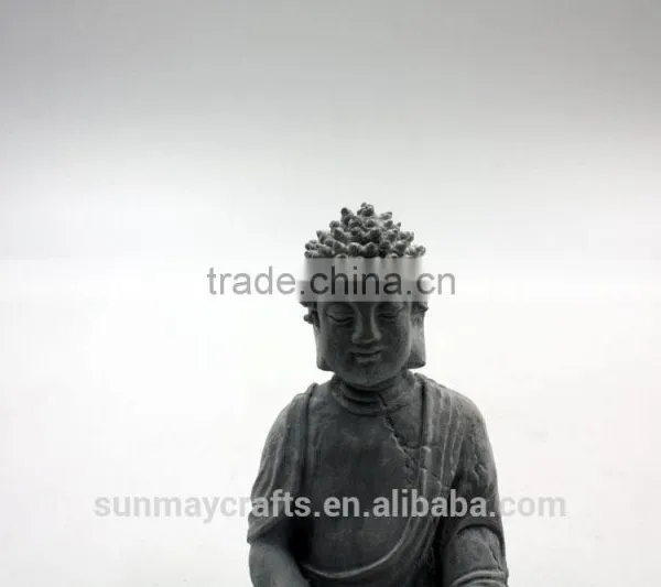 Wholesale Custom Resin White Body Buddha Statues for Sale photo-6