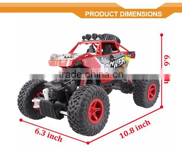 RC Car 2.4G Rock Crawler Car 4 WD Monster Truck 1:18 Off-Road Vehicle photo-6