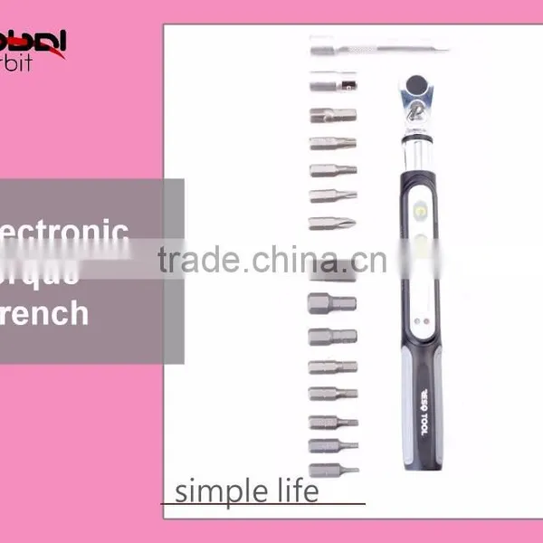 Hand Tools 1-20Nm 1/4 Inch Socket Combination Adjustable Ratchet Torque Spanner photo-3