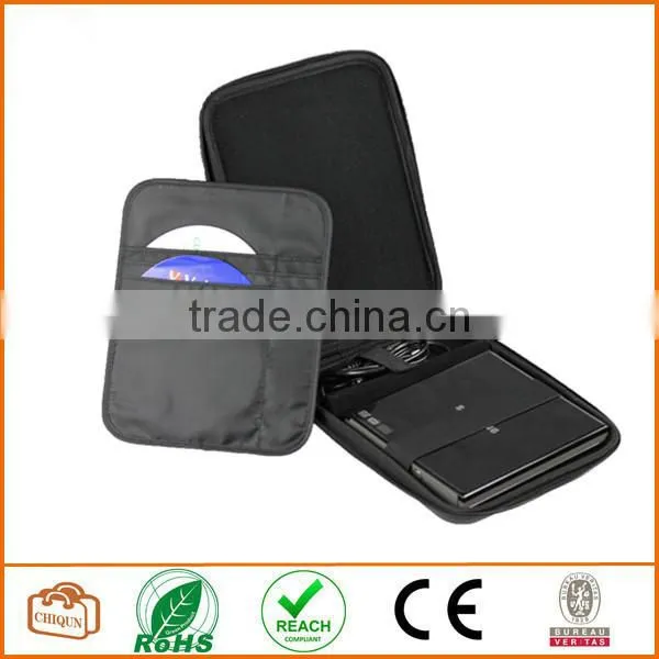 Black EVA Travel Hard Case Cover Sleeve for External USB DVD CD Blu-Ray Rewriter / Writer photo-2