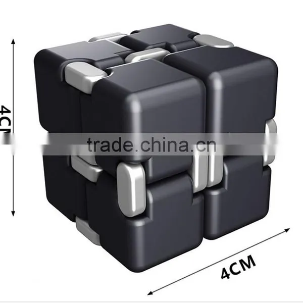 Newest Anti-Stress Magic Fidget Toy Infinity Cube Fidget Desk Toys Infinity Cube Metal photo-5