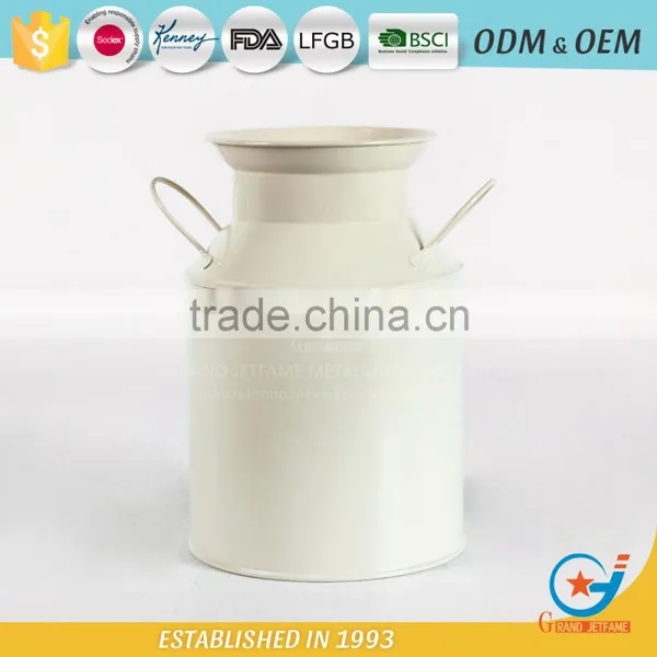 Garden Iron Powder Coating White Jug the Bottle Water Jug in Garden photo-3