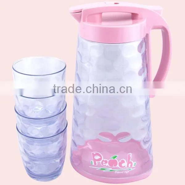 Popular Plastic Large Water Cooling Jug Set With Side Handle photo-5