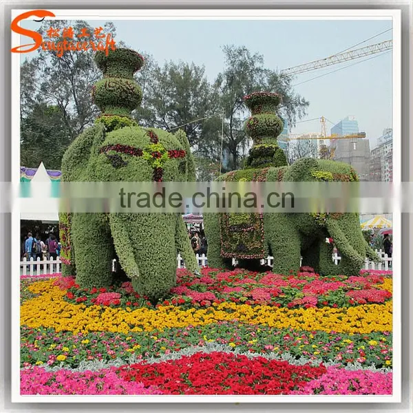 Wholesale Garden Decorative Aritificial Plant Penguin Topiary Sculpture Large Outdoor Decoration Topiary Sculpture photo-2