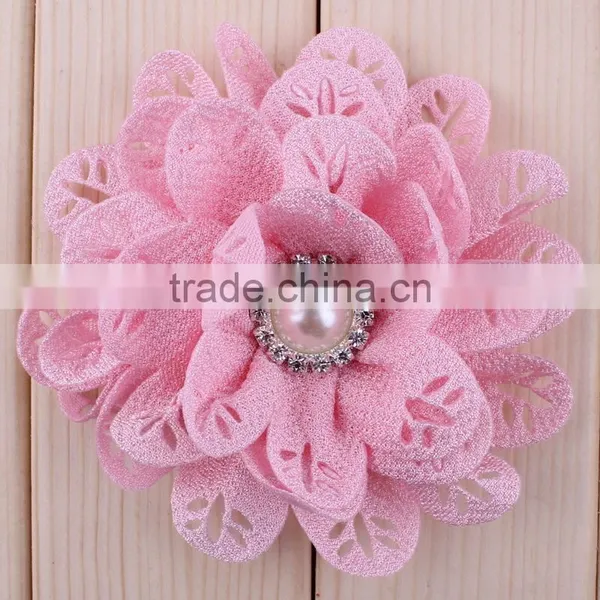 Hot Sale Fabric Flower Clip for Baby Girls photo-4