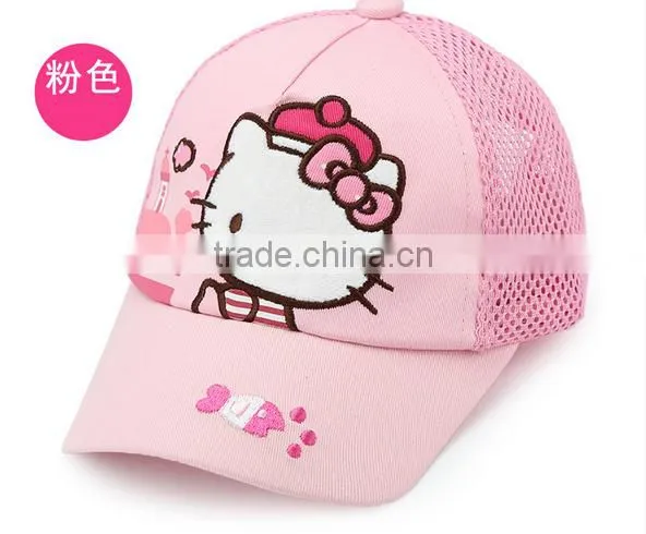 Custom Lovely Hello Kitty With Embroidery Baseball Cap photo-2