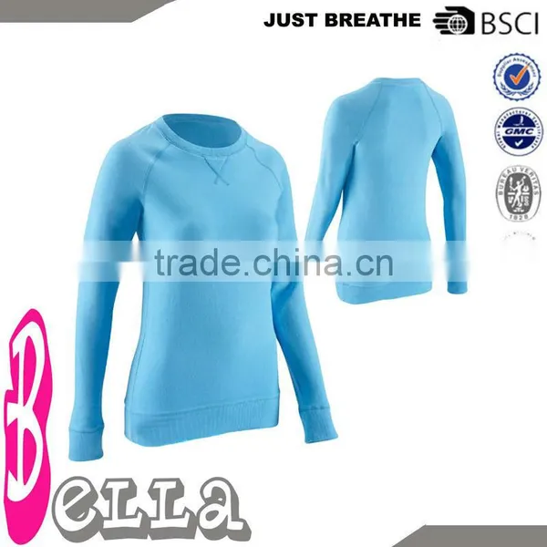custom sublimation overall fashion 100 cotton crew neck sweatshirt