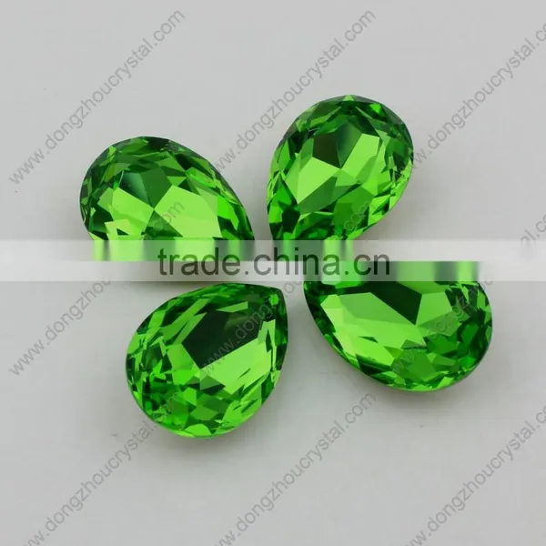 Fancy Bling Shinny Point Back Loose Crystal Stone for Dresses photo-3