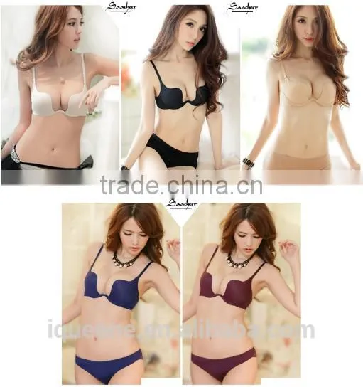 Fashion Shapewear Lingerie Sexy Women Bra Set With Strong Rounded-up Effect photo-4