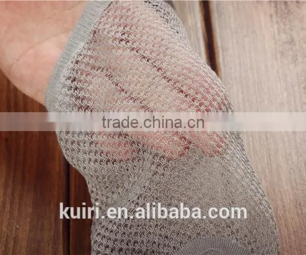 Men's Ankle Socks Soccer Summer Mesh Breathable Thin Boat Socks For Male Solid White Black Gray Colors 3d Men Sport Socks photo-3