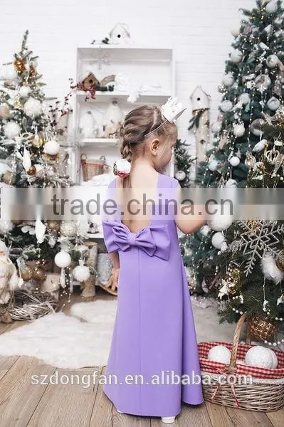 2017 Hot Selling Mother And Daughter Matching Dresses Baby Long Frocks Prom Dress Long Party Frock Designs photo-2