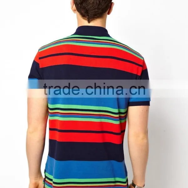 2016 Polo Shirt ,wholesale Striped T-shirt,custom Polo Shirt photo-2
