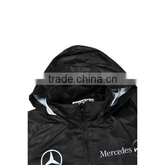Waterproof Breathable Jacket Best Cotton Custom Satin Bomber Jacket photo-6